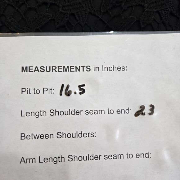 NANETTE LEPORE Womens Lace Cutout Shell Size M Top Black sleeveless Zip back - Picture 3 of 10